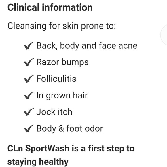 Set of 6 Travel Size CLn High Performance Sport Wash - Picture 2 of 6